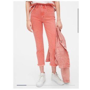 GAP High Rise Cigarette Jeans